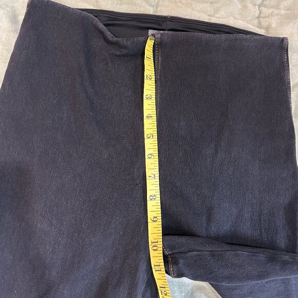 Lysse off Black Denim leggings with braided ankle detail size L - Picture 5 of 6